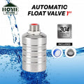 Home Store SS304 Automatic Water Level Control Float Valve Top Inlet Mount Inside 3/4", 1"